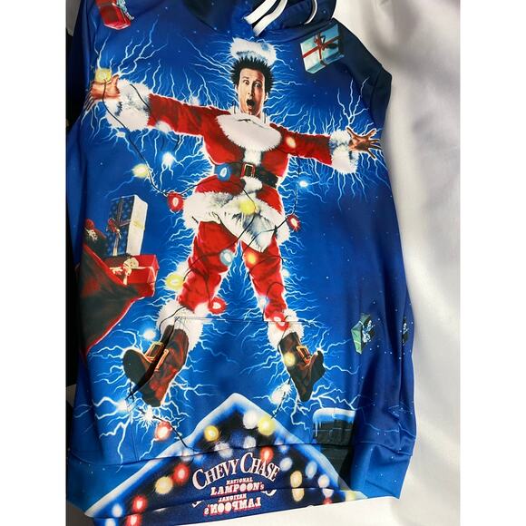 National Lampoon Christmas Vacation Clark Griswold Sweater Chevy Chase XL 23x29 - Picture 8 of 10